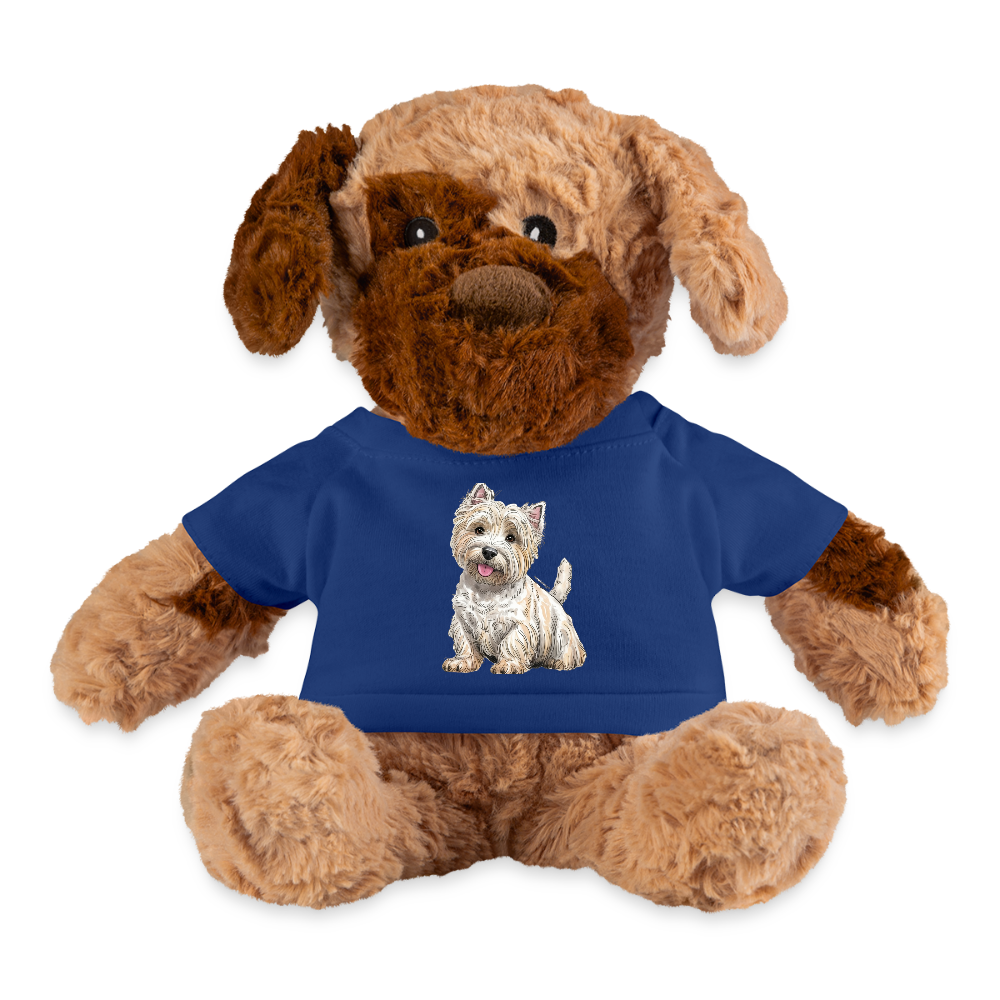 Westie Dog - royal blue