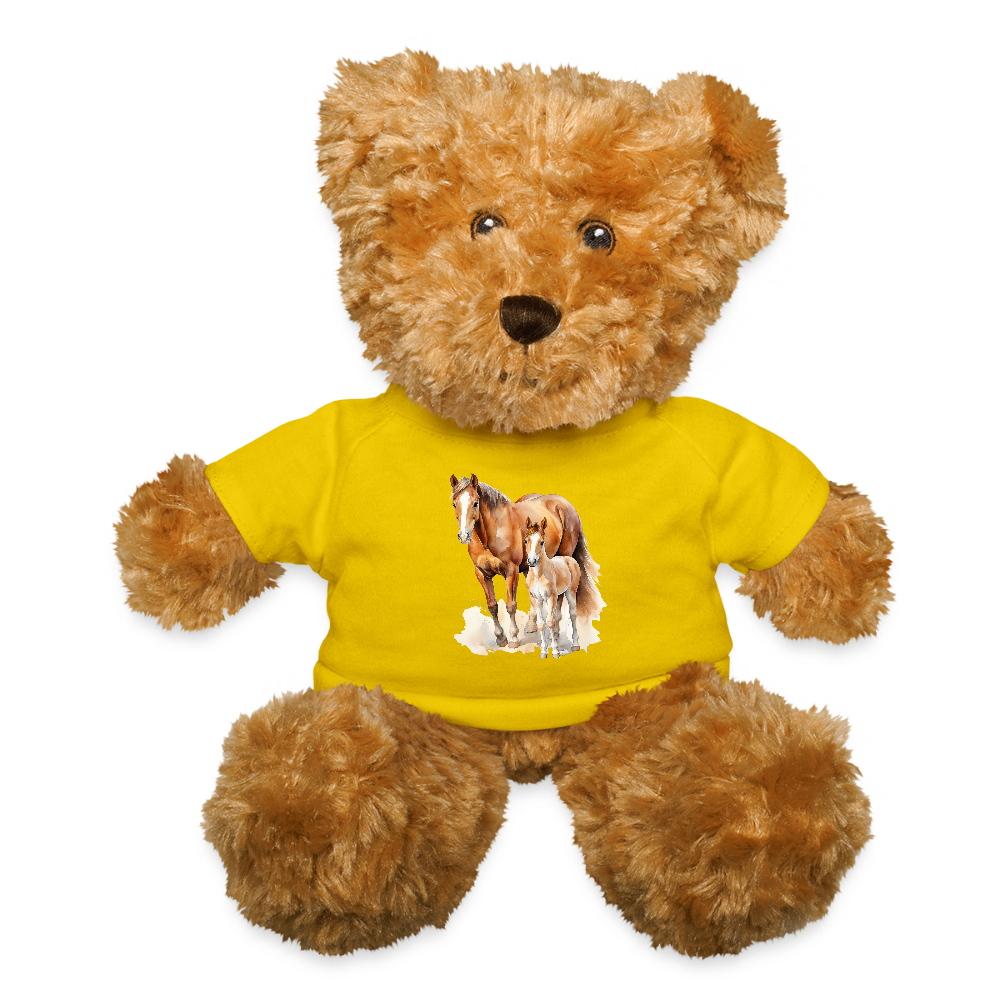 Horsey Teddy Bear - yellow