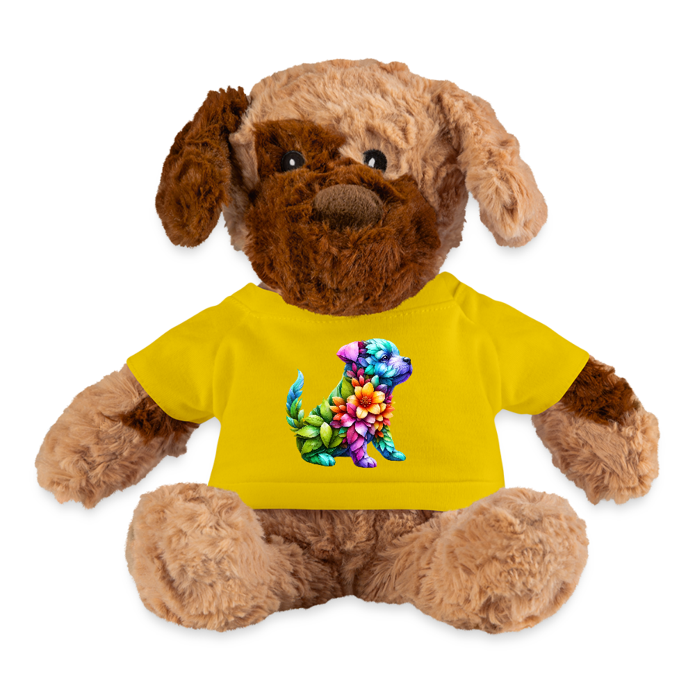 Floral Dog - yellow