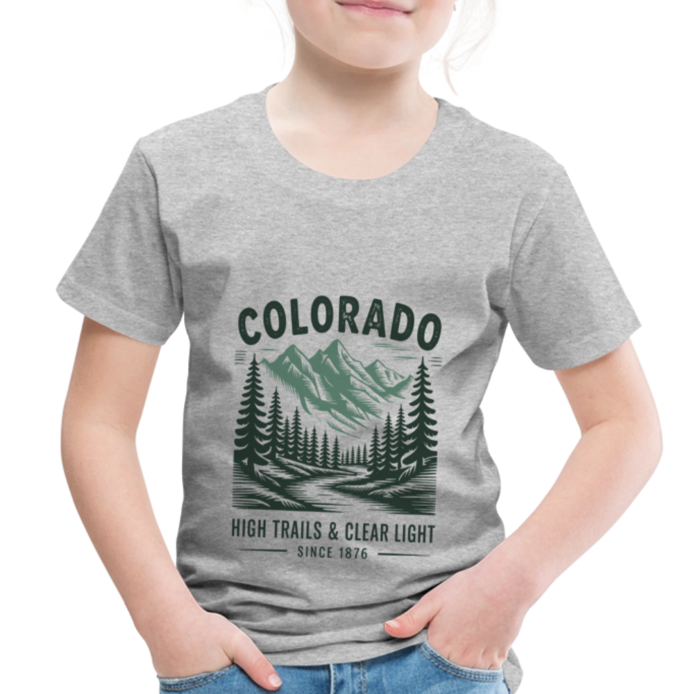 Colorado Toddler Premium T-Shirt - heather gray