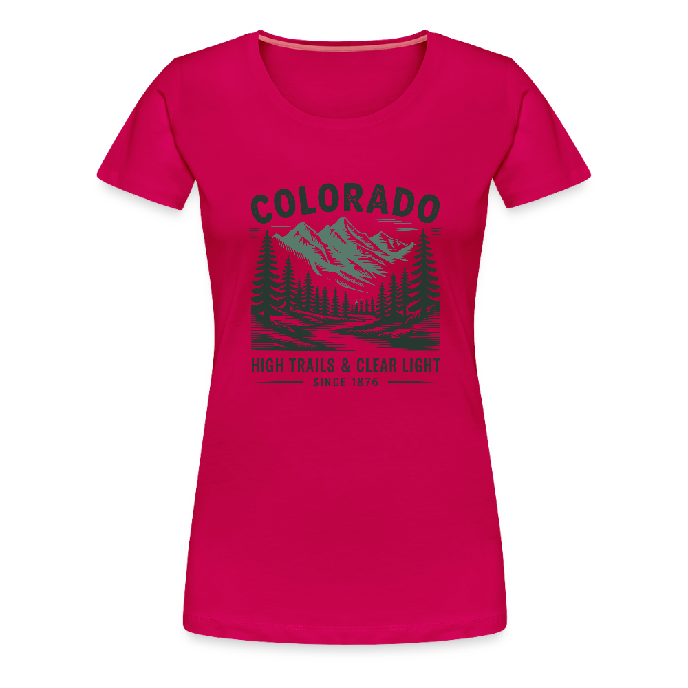 Colorado Women’s Premium T-Shirt - dark pink