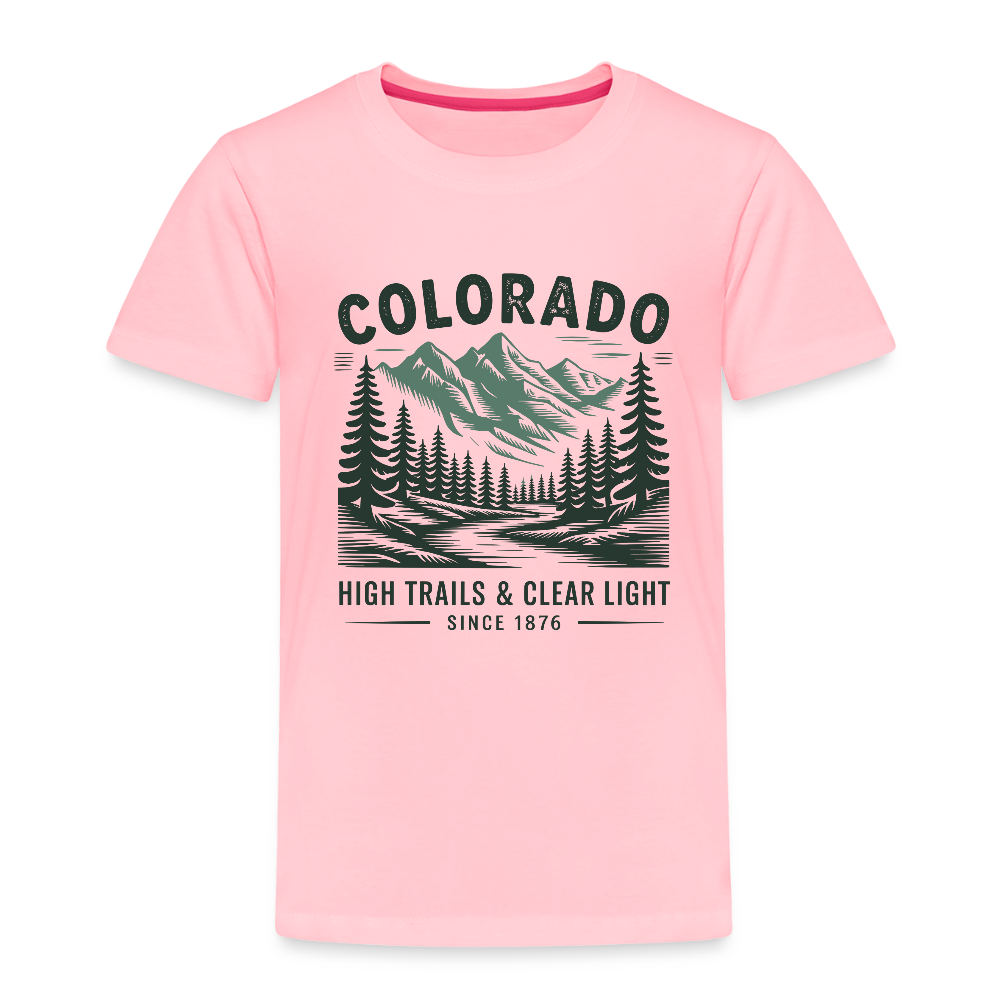 Colorado Toddler Premium T-Shirt - pink