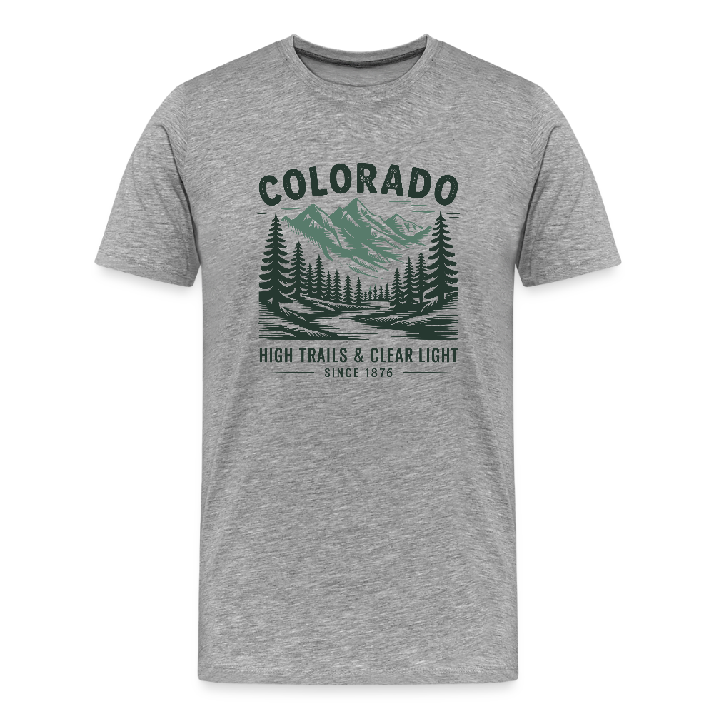 Colorado Men's Premium T-Shirt - heather gray