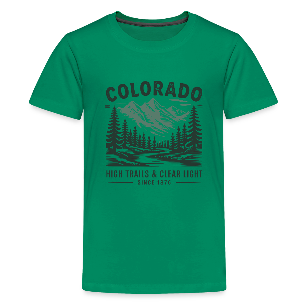 Colorado Kids' Premium T-Shirt - kelly green