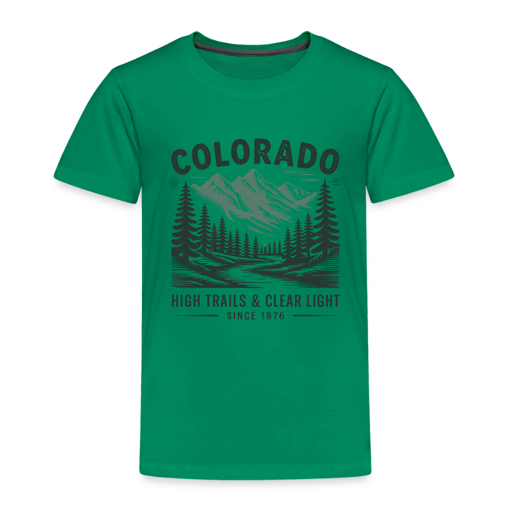 Colorado Toddler Premium T-Shirt - kelly green
