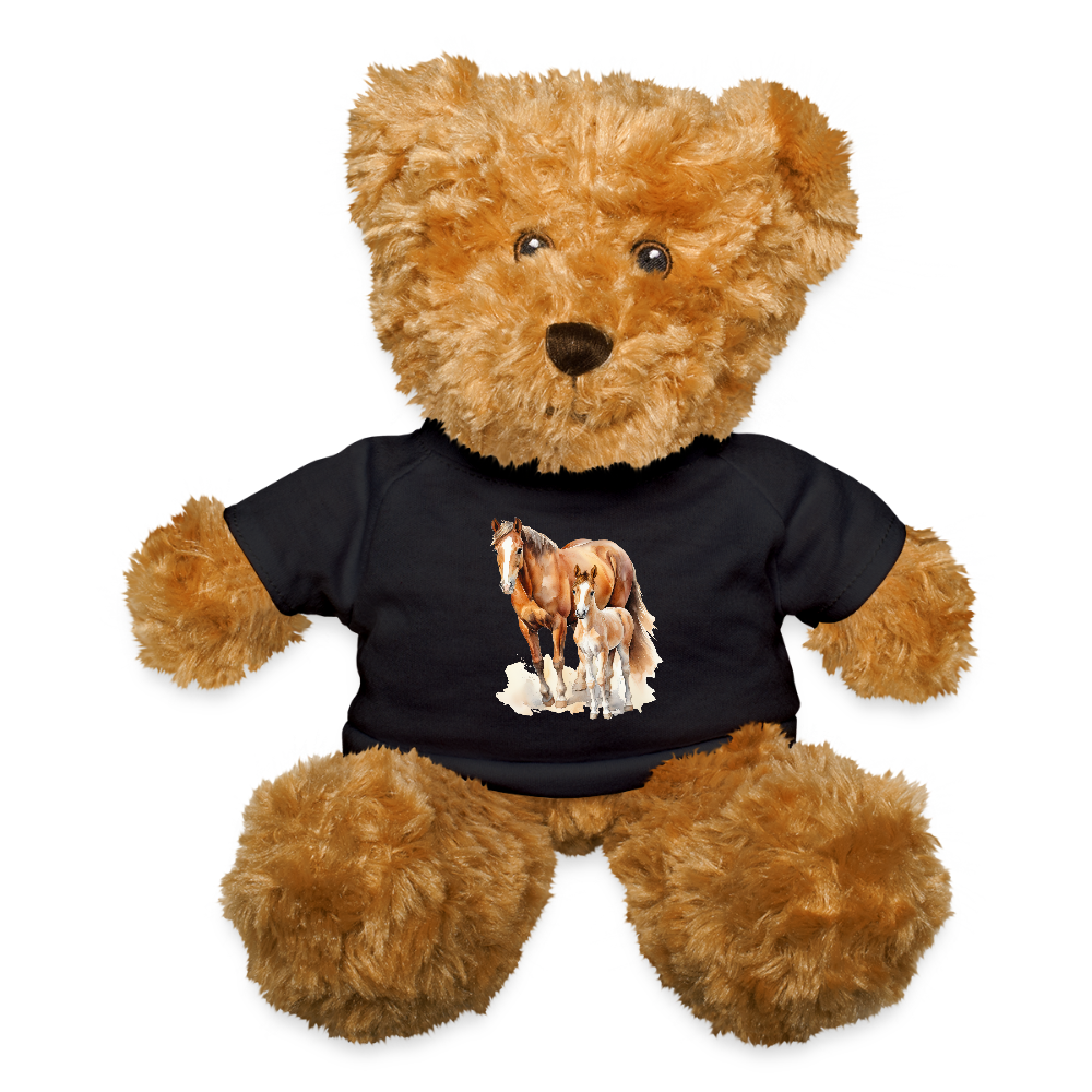 Horsey Teddy Bear - black