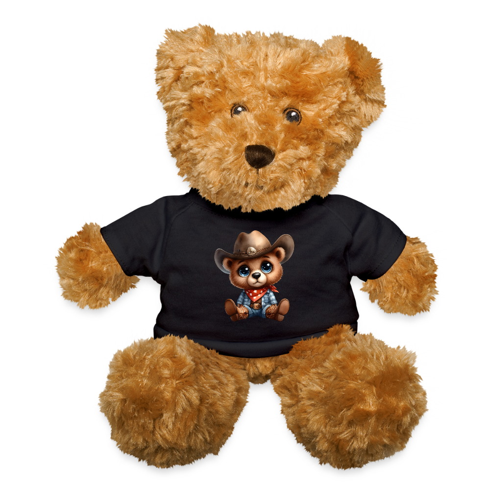 Cowboy Teddy Bear - black