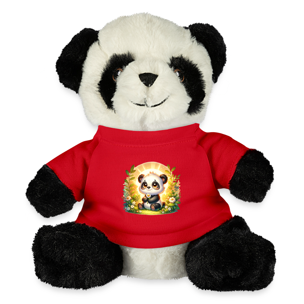 Sunny Panda Bear - red