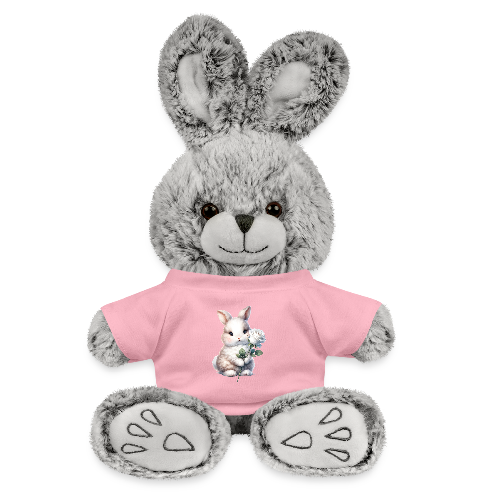 Rabbit with Rose - petal pink