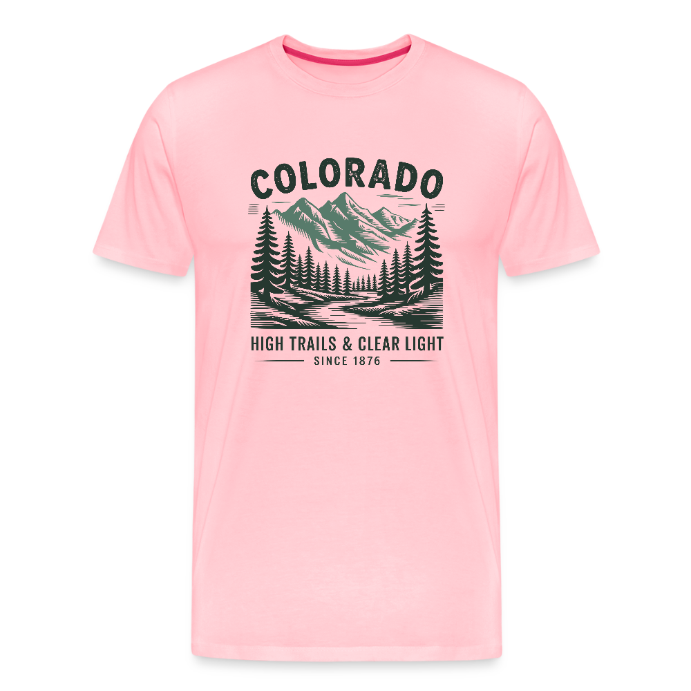Colorado Men's Premium T-Shirt - pink