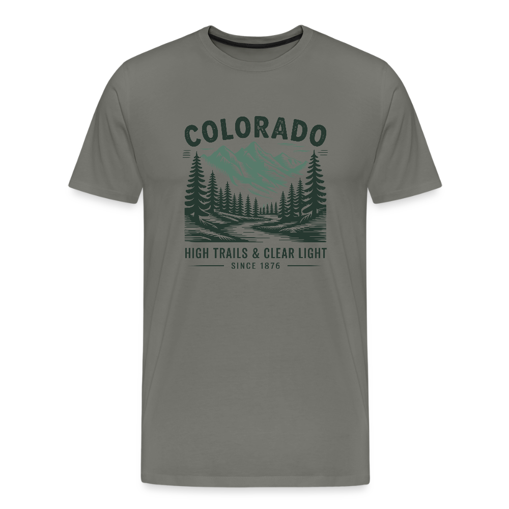 Colorado Men's Premium T-Shirt - asphalt gray