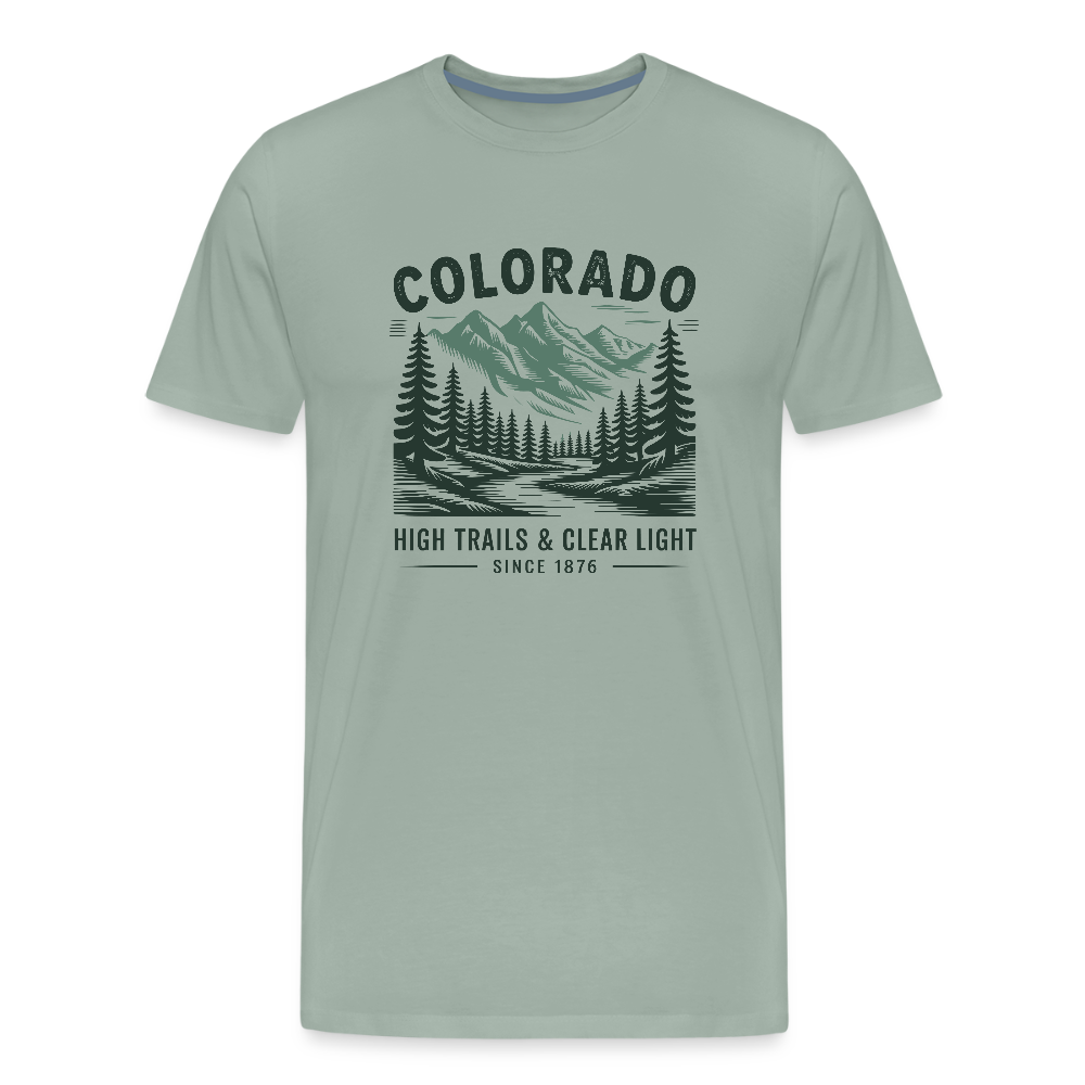 Colorado Men's Premium T-Shirt - steel green