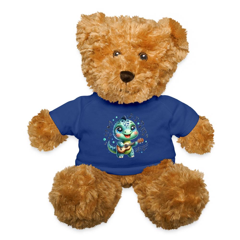Dinosaur Teddy Bear - royal blue