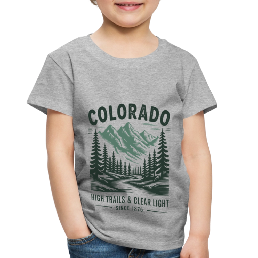 Colorado Toddler Premium T-Shirt - heather gray