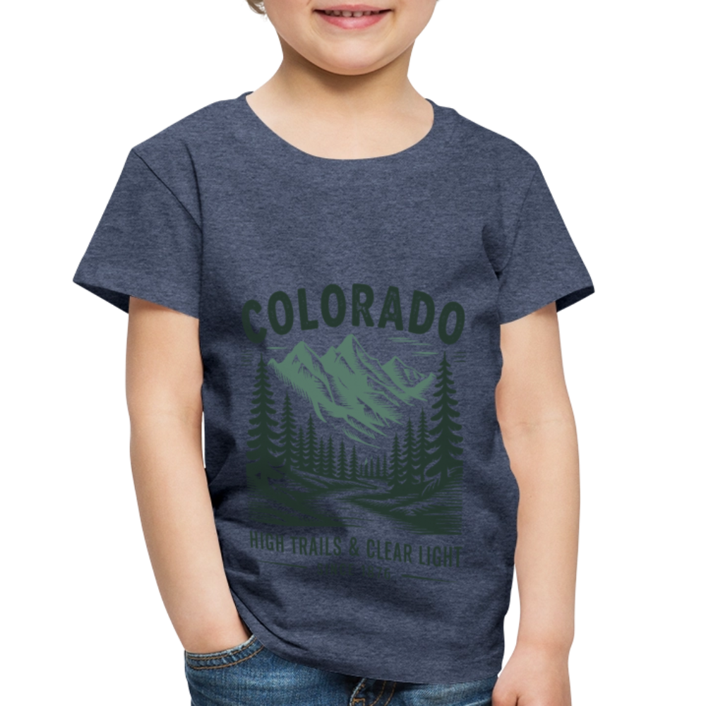 Colorado Toddler Premium T-Shirt - heather blue