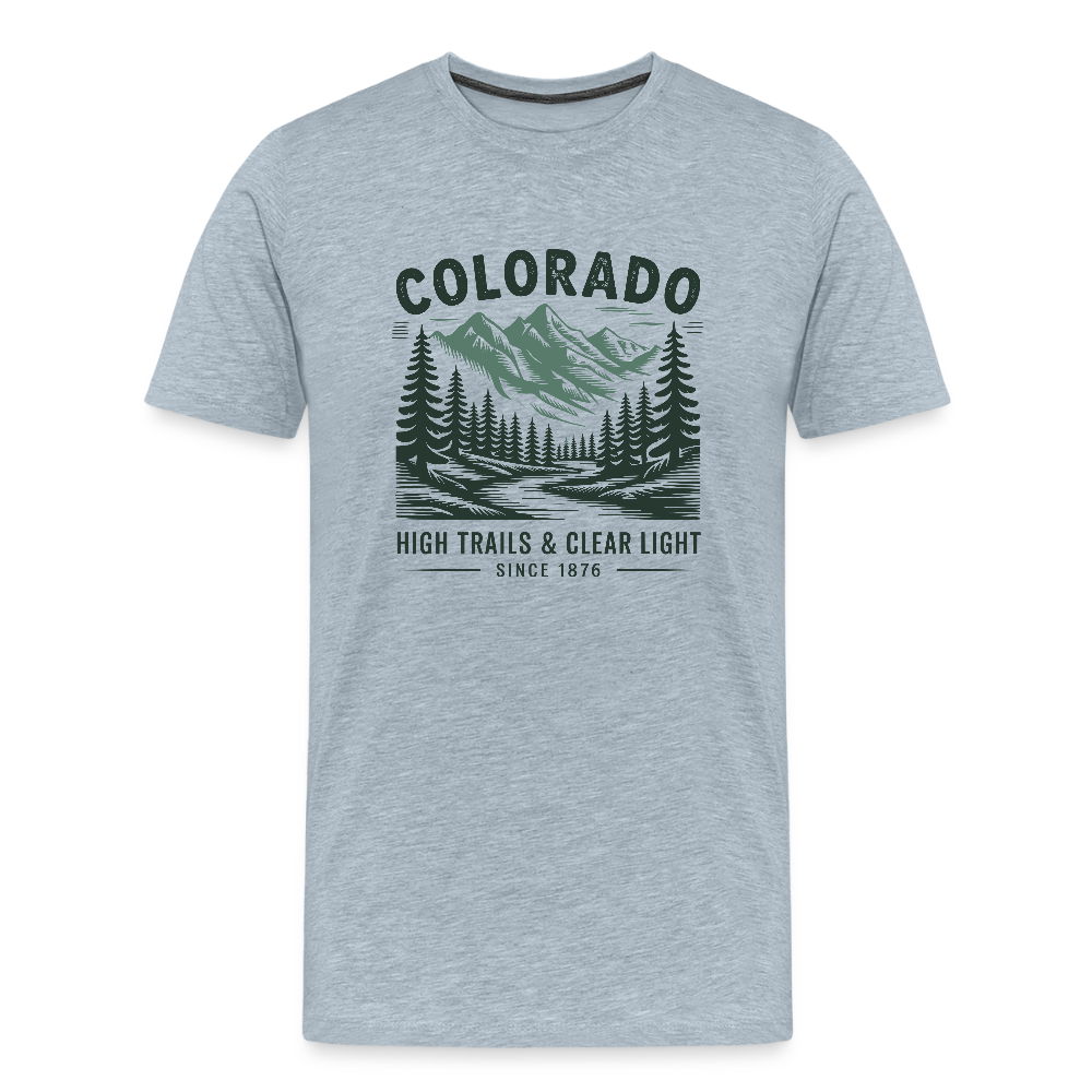 Colorado Men's Premium T-Shirt - heather ice blue
