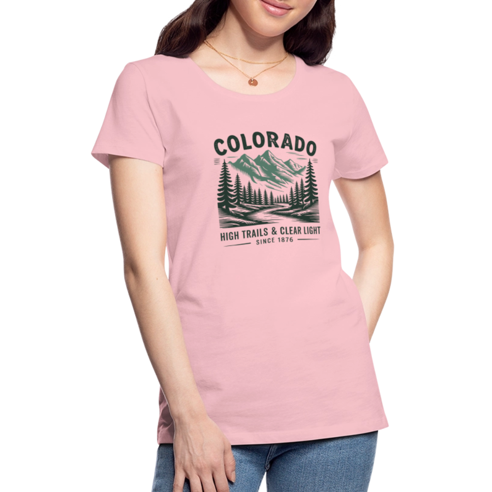Colorado Women’s Premium T-Shirt - pink