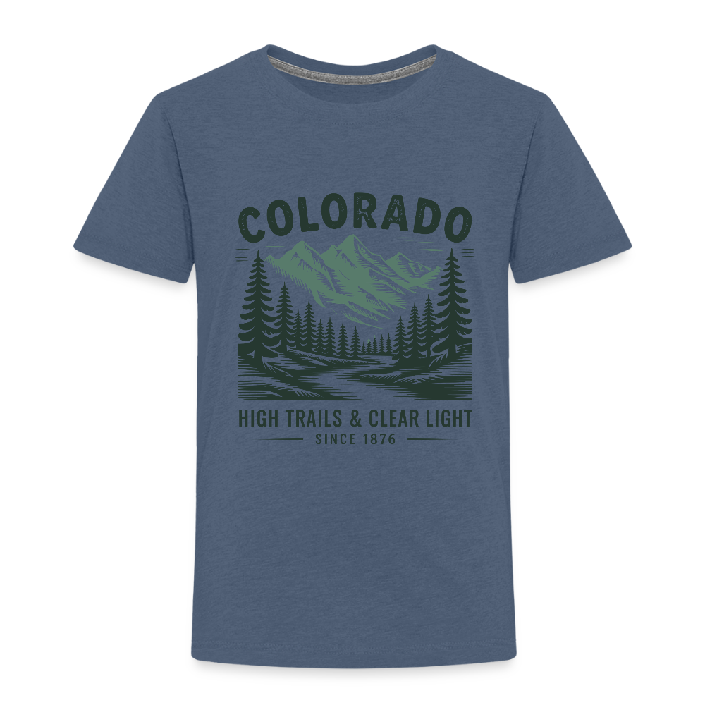 Colorado Toddler Premium T-Shirt - heather blue