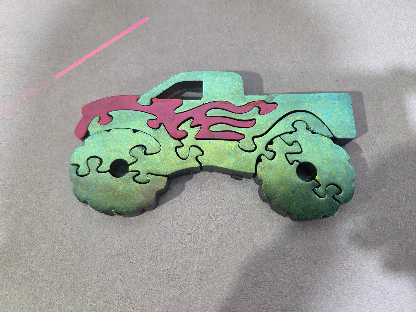 Custom Order - Resin Truck puzzle