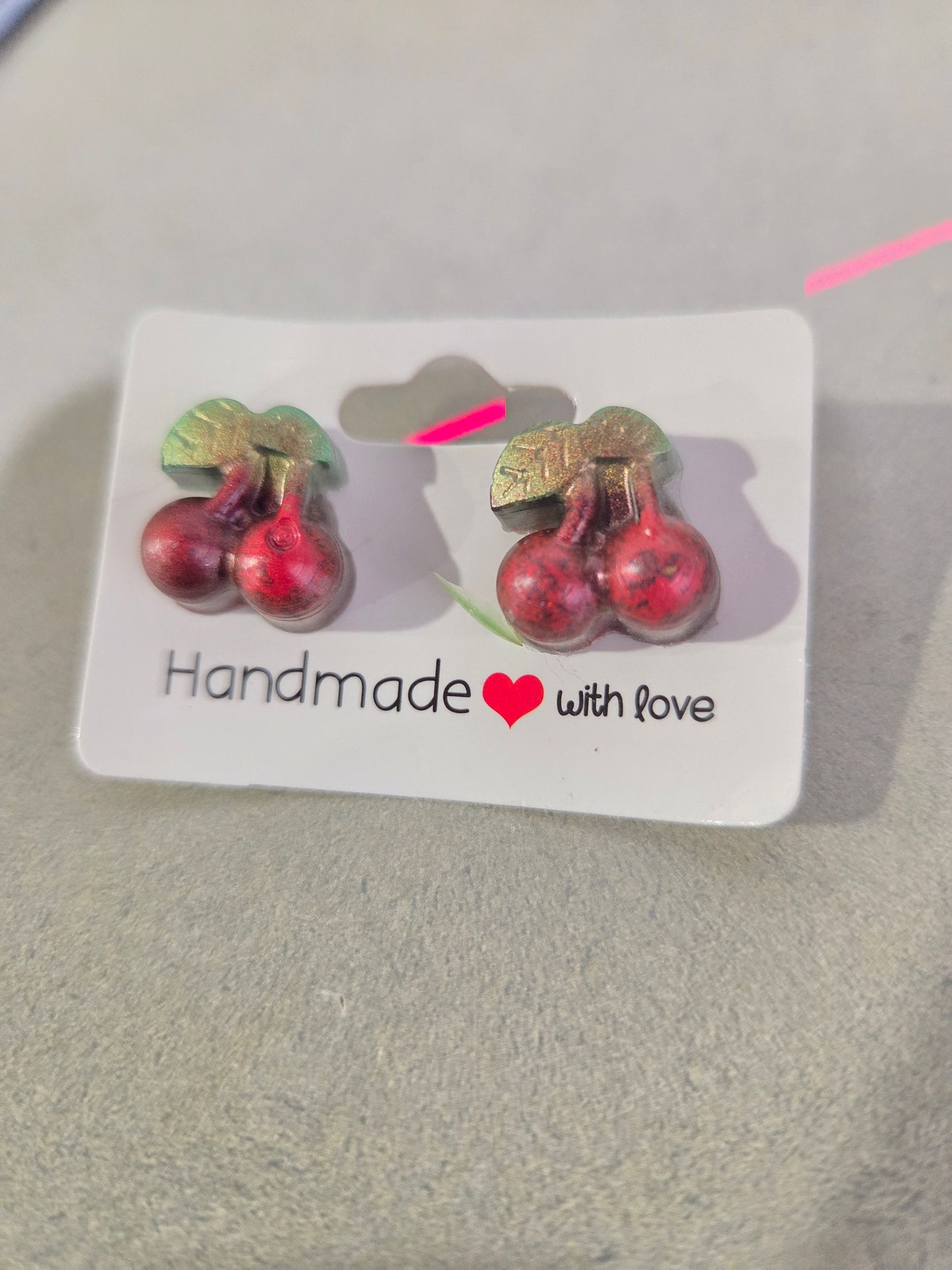 Custom Order - Resin Fruit Earrings