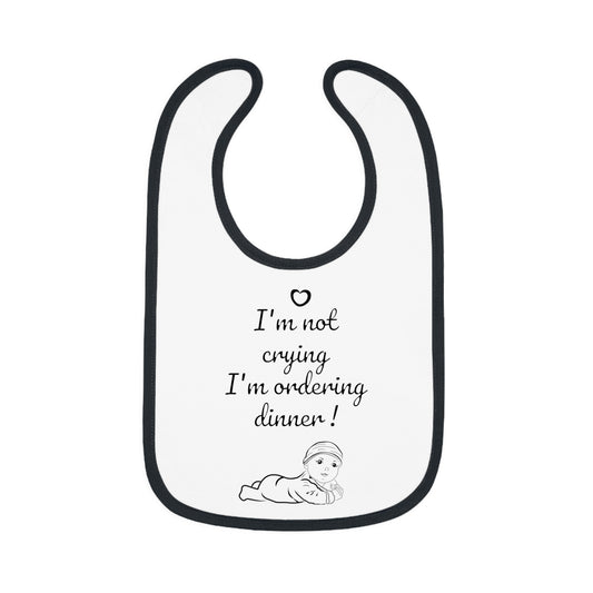 Whimsical Baby Bib with Cute Quote - Perfect for New Parents, Baby Showers, Infant Gift, Unique Fun Eating Accessory