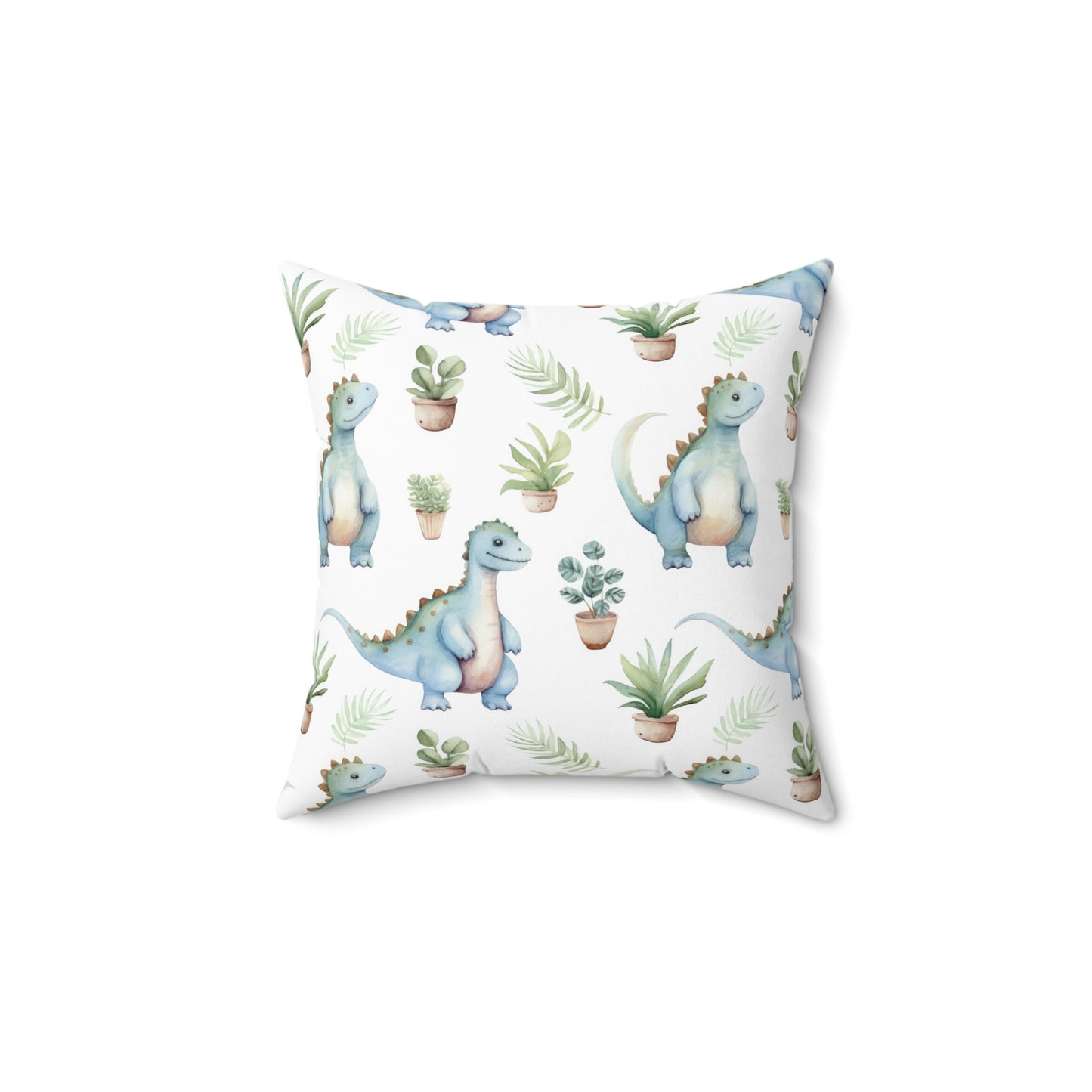 Adorable Dinosaur-Themed Pillow, Cute Dinosaur Decor, Kids Room Accessory, Playroom Decoration, Nursery Pillow