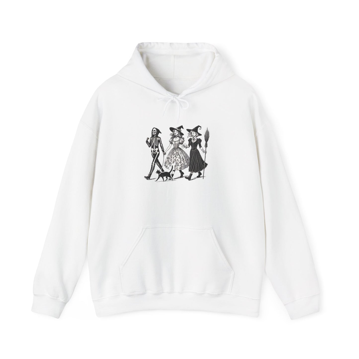 Whimsical Witchy Sweatshirt - Cozy Halloween Hoodie, Cute Gift for Fall, Unisex Casual Wear, Perfect for Parties