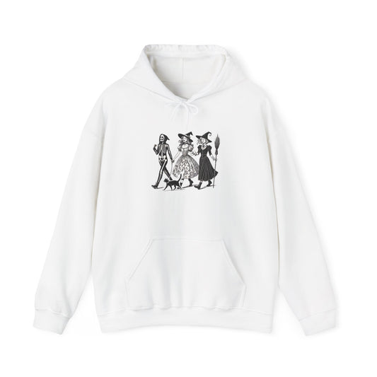 Whimsical Witchy Sweatshirt - Cozy Halloween Hoodie, Cute Gift for Fall, Unisex Casual Wear, Perfect for Parties