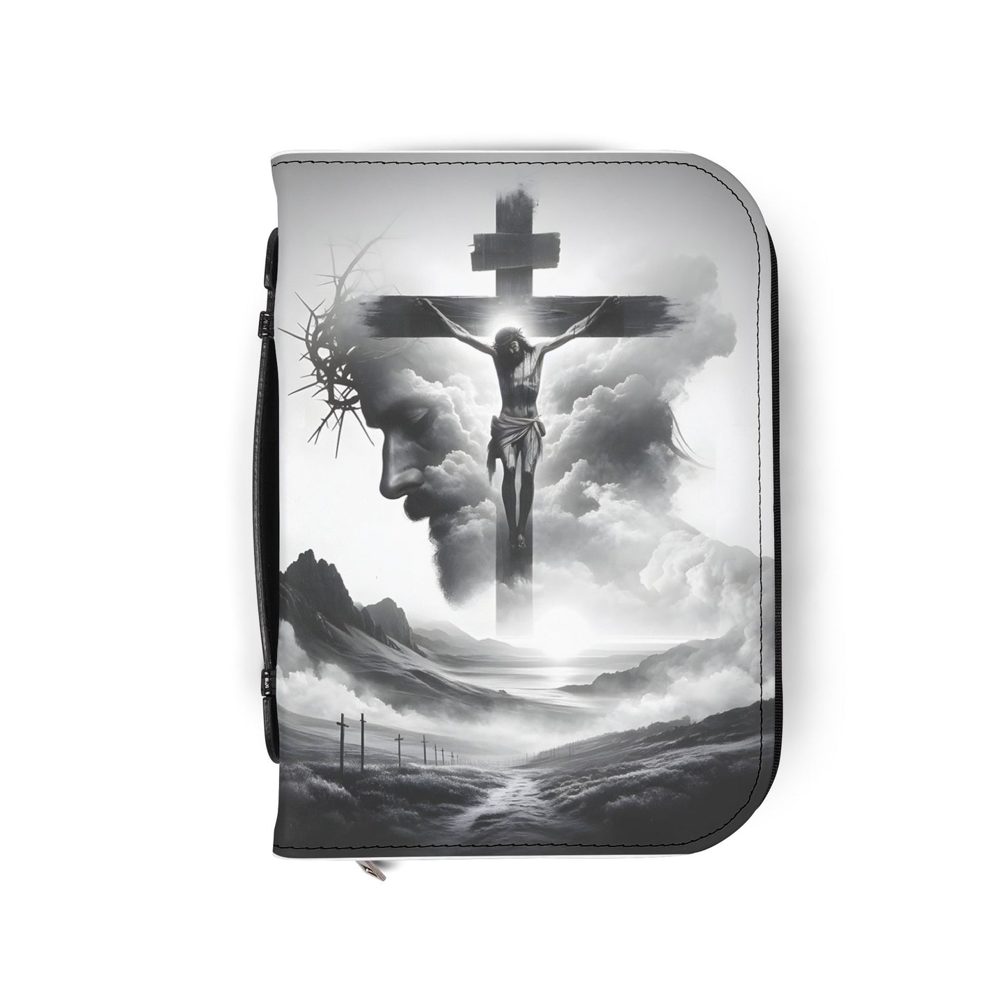 Spiritual Bible Cover with Inspirational Quotes, Faithful Gift for Christians, Church Accessories, Religious Decor, Psalm 23:1