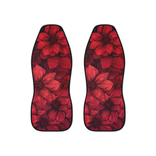 Floral Car Seat Covers, Vibrant Flower Design, Vehicle Accessories, Gift for Her, Spring Decor