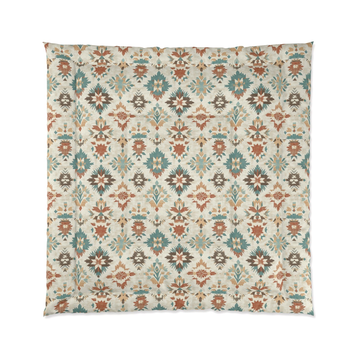 Boho Chic Comforter, Cozy Quilt for Bohemian Bedroom Decor, Stylish Bedding for Adults, Living Room Throw Blanket, Unique Gift Idea