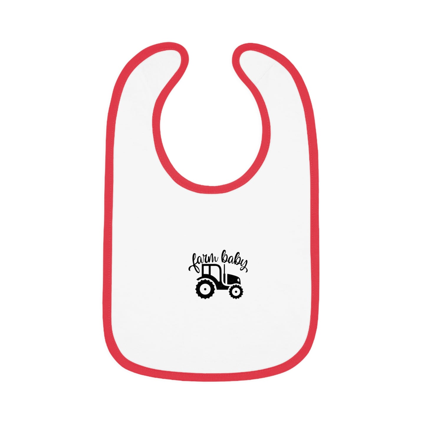 Farm Baby Bib, Cute Baby Bib for Newborns, Infant Gift, Tractor Bib, Baby Shower Gift, Farm-Themed Baby Essentials