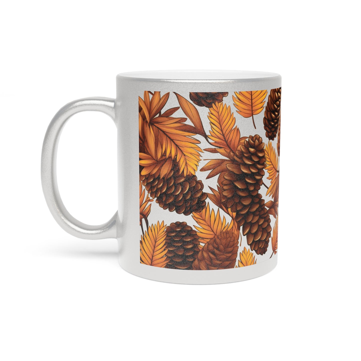 11 oz. Autumnal Pinecone Metallic Mug