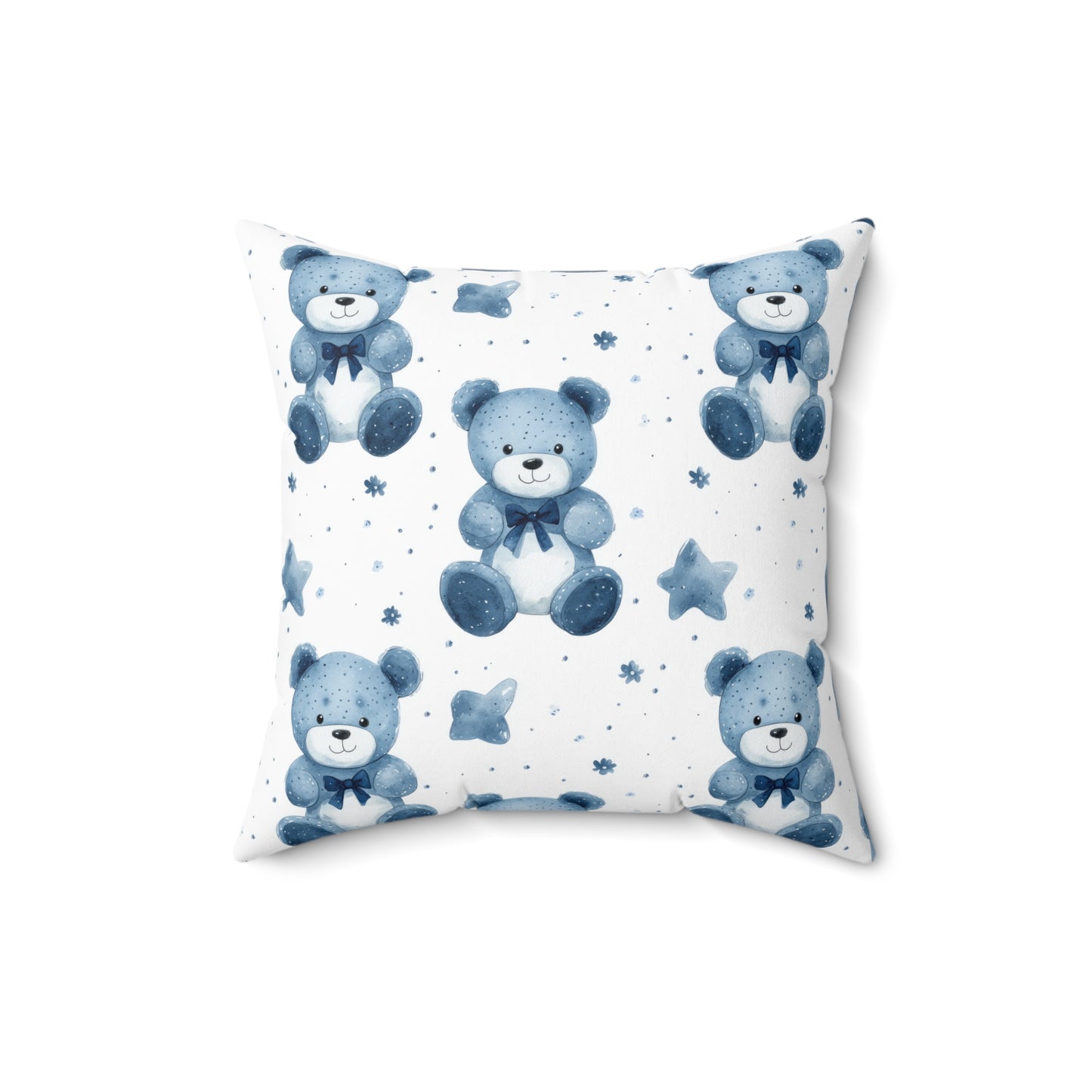 Cuddly Bear Decorative Pillow, Cozy Home Accent, Kids Room Decor, Nursery Cushion, Gift for Baby Shower, Soft Plush Pillow