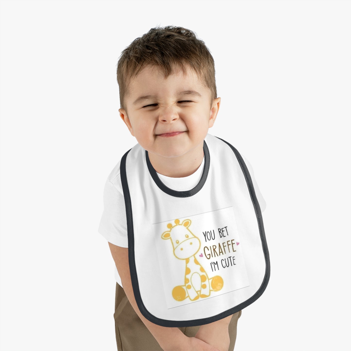 Cute Giraffe Baby Bib, Perfect for New Parents, Baby Shower Gift, Toddler Feeding, Nursery Decor