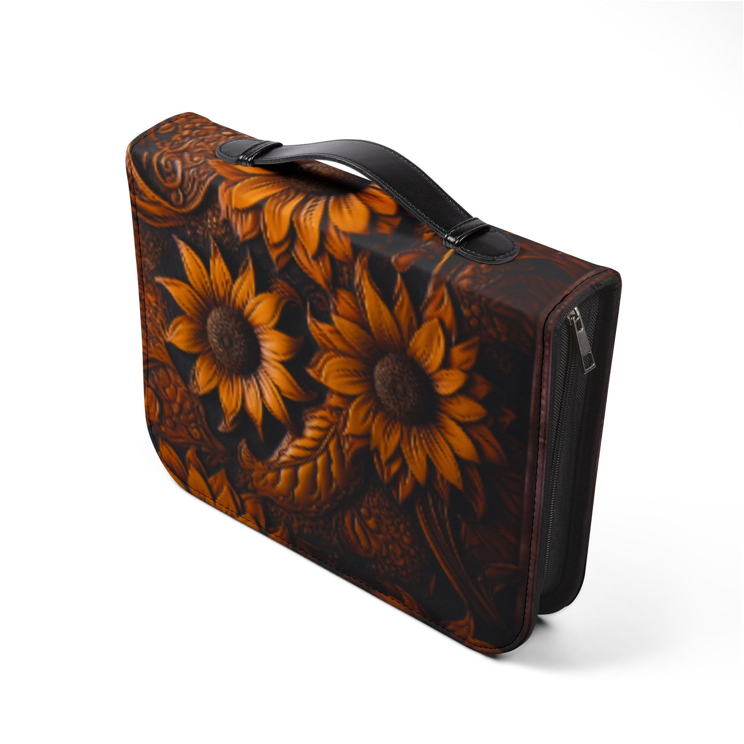 Floral Bible Cover, Inspirational Book Case, Religious Gift, Sunflower Design, Church Accessories, Faith-Based Decor, Personalized [...]