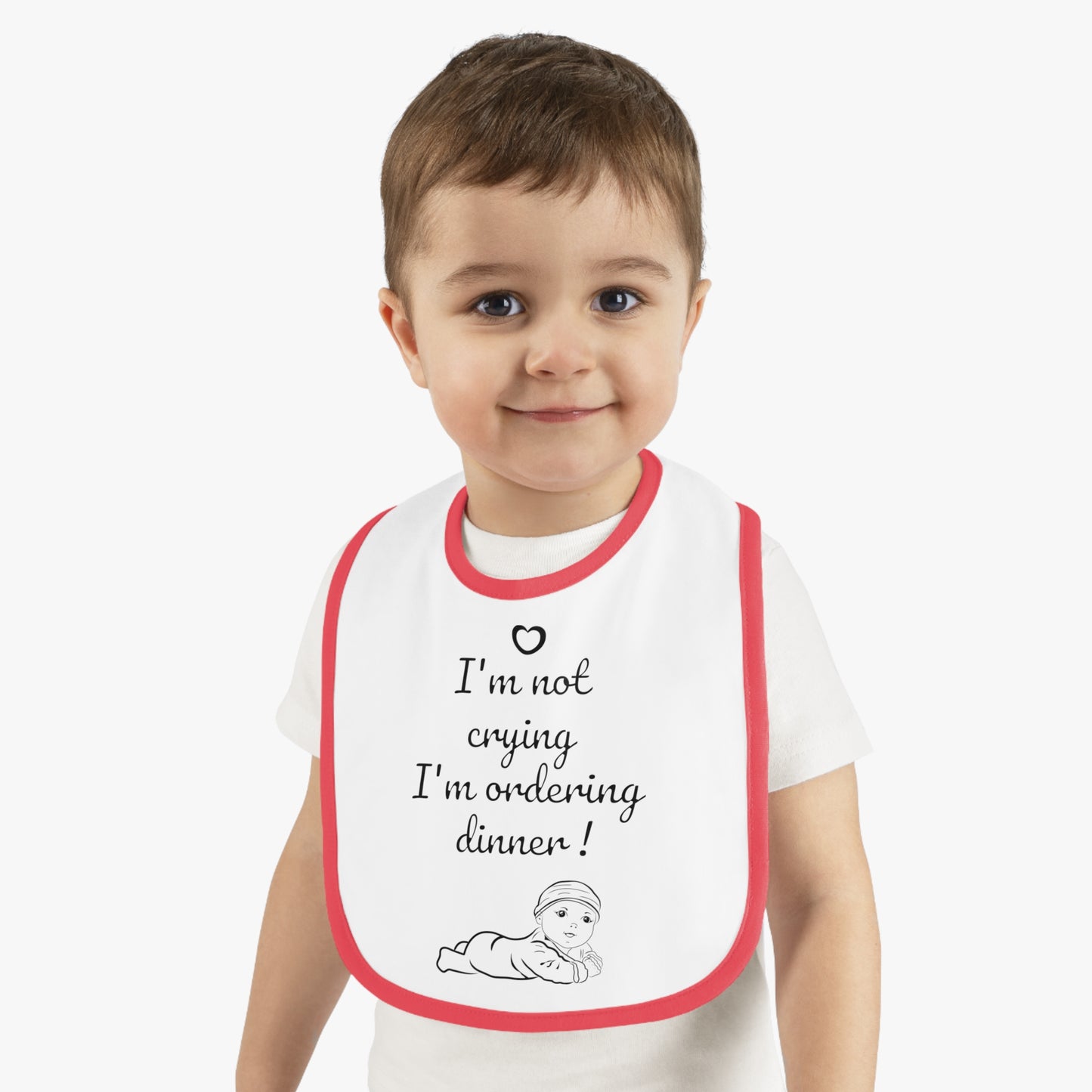 Whimsical Baby Bib with Cute Quote - Perfect for New Parents, Baby Showers, Infant Gift, Unique Fun Eating Accessory