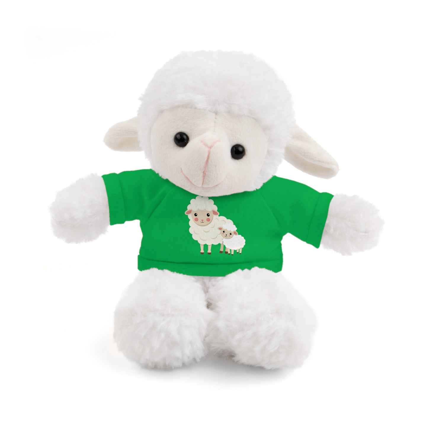 Adorable Stuffed Animal with Tee - Perfect Gift for Kids, Baby Showers, Nursery Decor, Cuddle Buddy, Unique Plush Toy