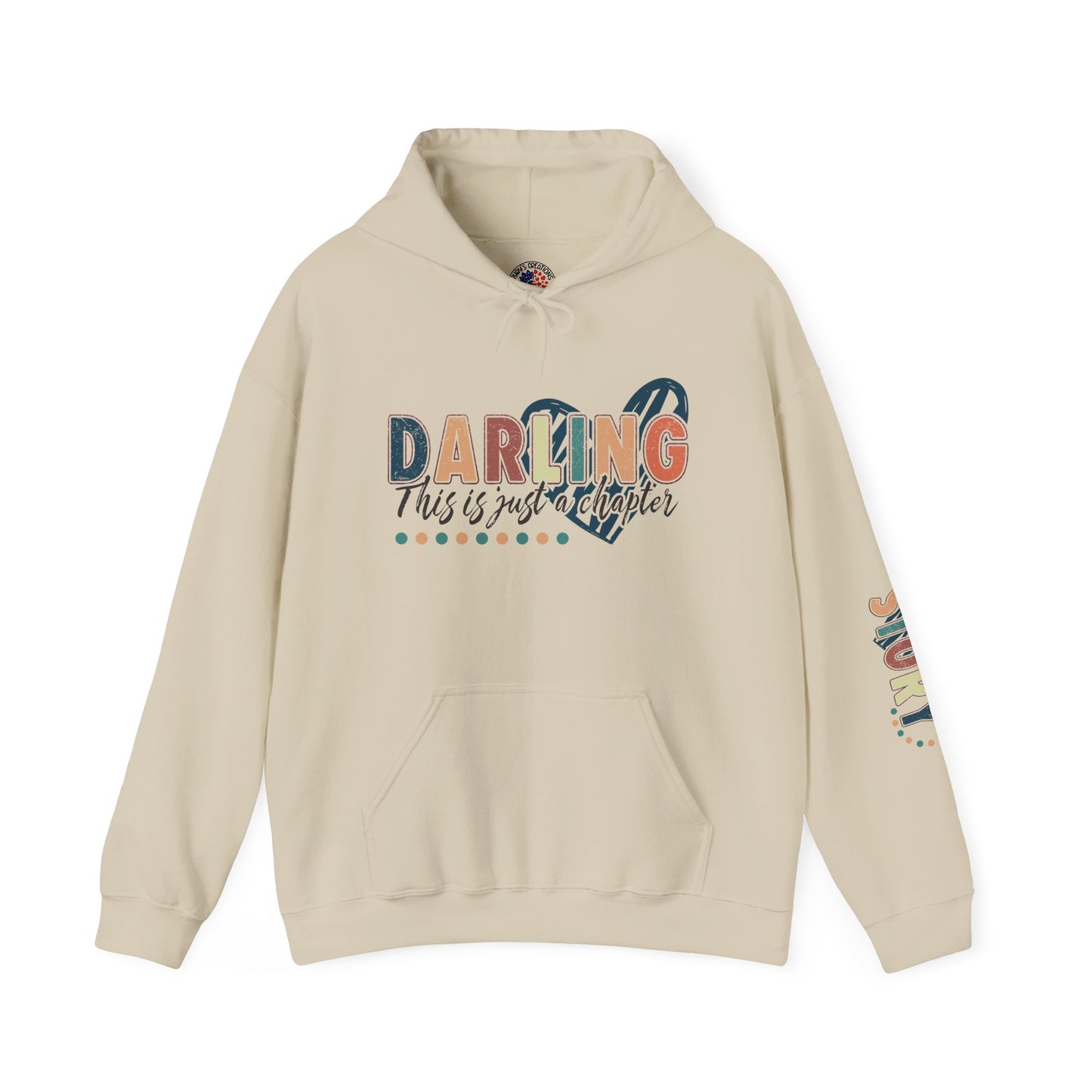 Darling Heart Hoodie - Cozy Unisex Sweatshirt, Perfect for Gifts, Valentine's Day, Love Theme, Everyday Comfort