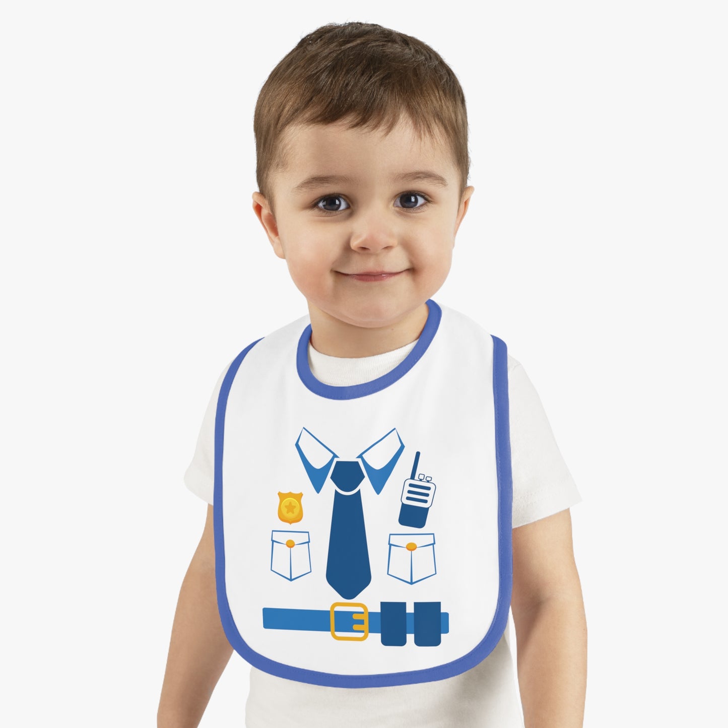 Baby Bib for Police Officers, Funny Police Themed Bib, Cute Baby Gift, Baby Shower Gift, Bib for Little Officers
