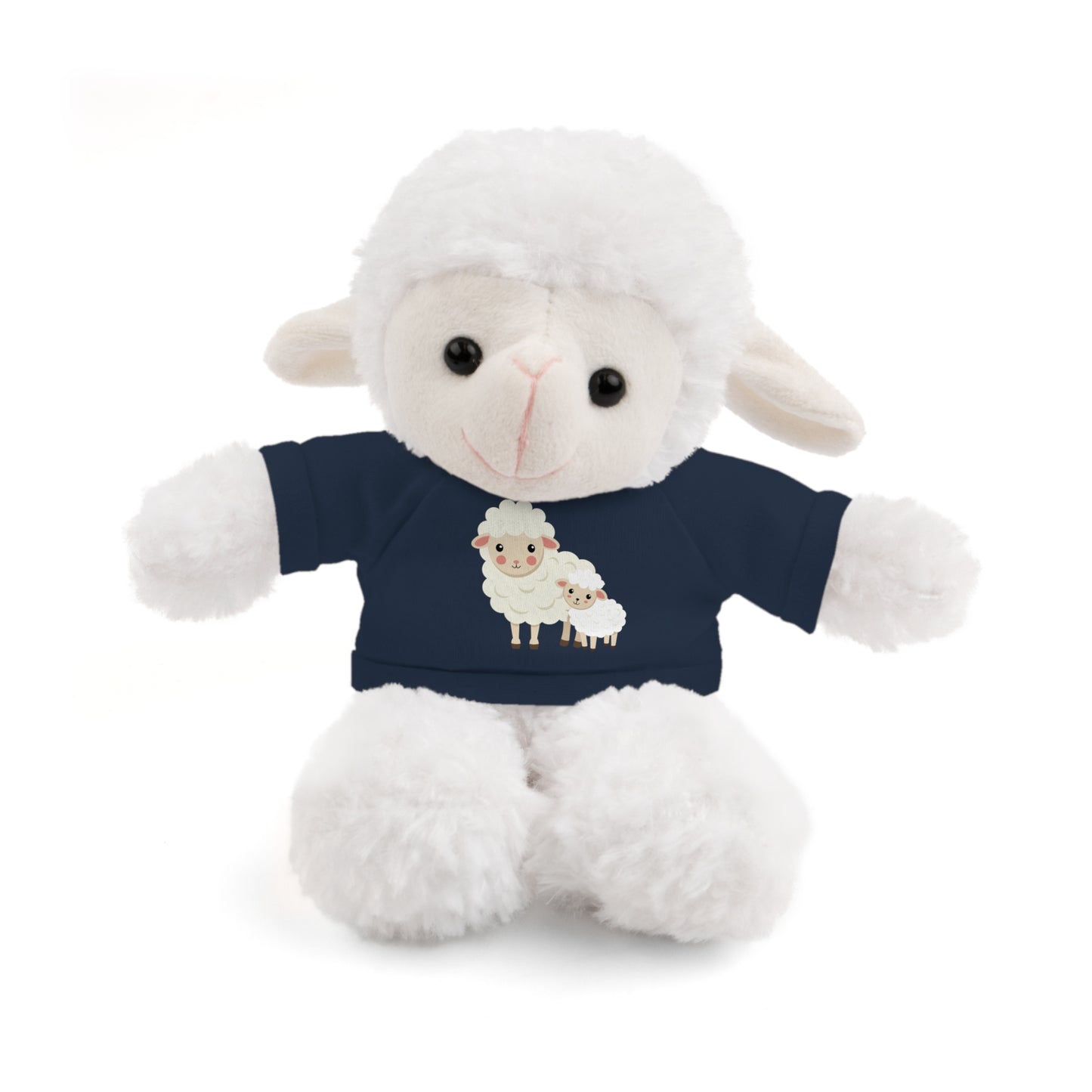 Adorable Stuffed Animal with Tee - Perfect Gift for Kids, Baby Showers, Nursery Decor, Cuddle Buddy, Unique Plush Toy