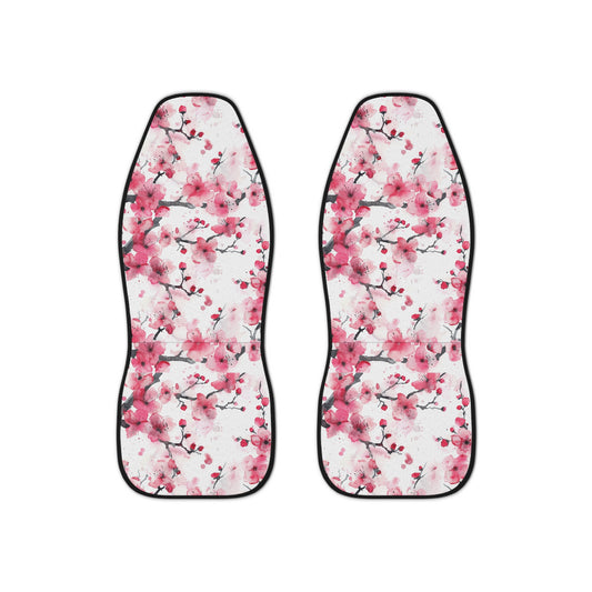 Blossom Car Seat Covers, Floral Vehicle Accessories, Spring Decor, Auto Interior Protection, Gift for Car Lovers