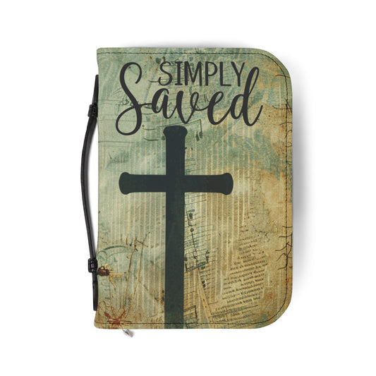 Stylish Bible Cover with Inspirational Design, Christian Gift, Journal Organizer, Scripture Holder, Church Accessory, Faith-Based Keepsake