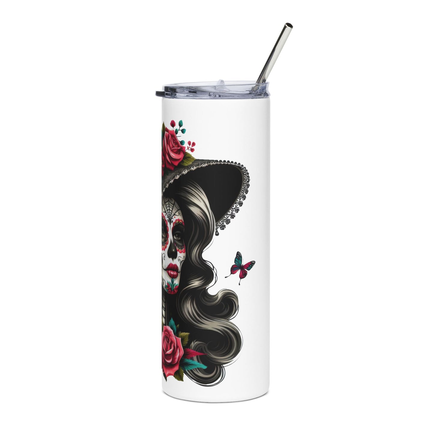 Day of the Dead Tumbler with Floral Skull Design, 20oz Insulated Drink Cup for Celebrations, Gifts for Her, Unique Home Decor, Travel [...]