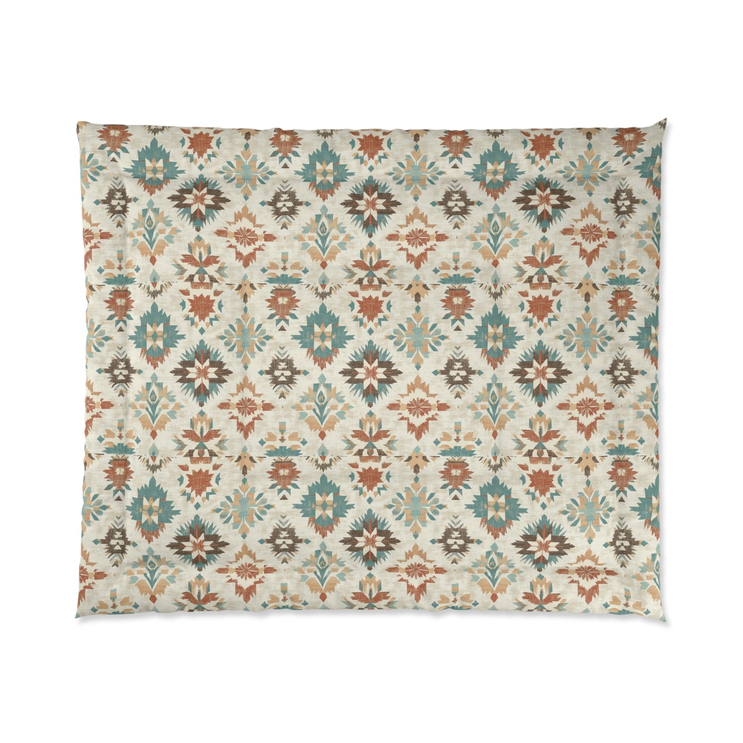 Boho Chic Comforter, Cozy Quilt for Bohemian Bedroom Decor, Stylish Bedding for Adults, Living Room Throw Blanket, Unique Gift Idea