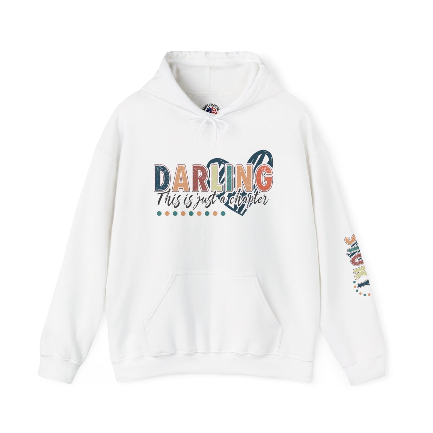 Darling Heart Hoodie - Cozy Unisex Sweatshirt, Perfect for Gifts, Valentine's Day, Love Theme, Everyday Comfort