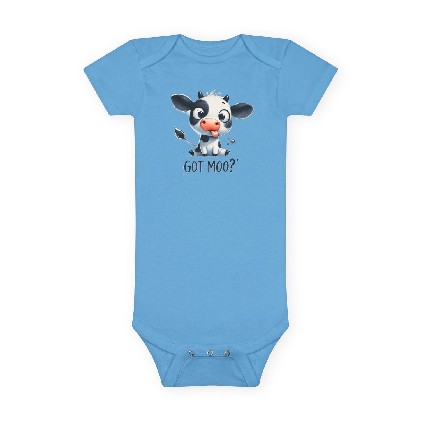 Cute Cow Baby Onesie - 'Got Moo?' Animal Print Newborn Gift, Baby Shower Outfit, Toddler Clothes, Funny Baby Bodysuit