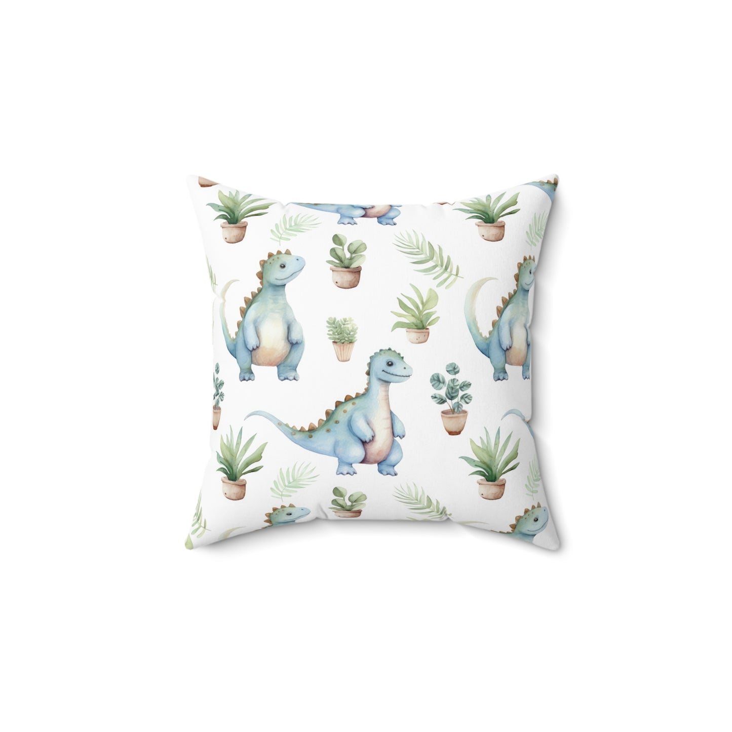 Adorable Dinosaur-Themed Pillow, Cute Dinosaur Decor, Kids Room Accessory, Playroom Decoration, Nursery Pillow