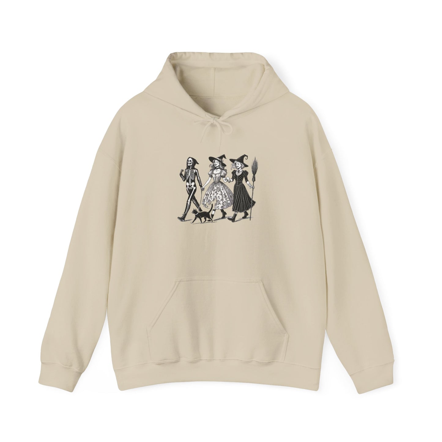 Whimsical Witchy Sweatshirt - Cozy Halloween Hoodie, Cute Gift for Fall, Unisex Casual Wear, Perfect for Parties