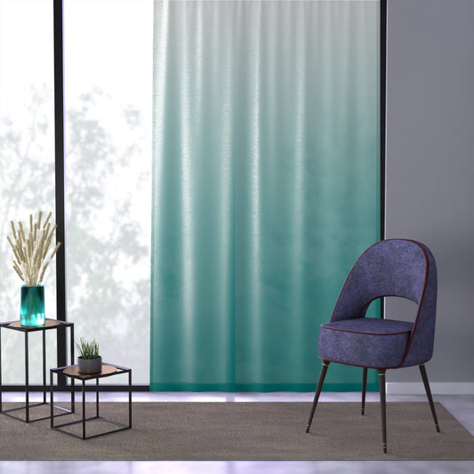 Ombre Window Curtain, Stylish Home Decor, Sheer Drapes, Living Room, Bedroom, Modern Design, Elegant Look